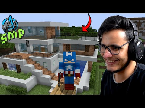 Live Insaan - I Built The Best Modern House in Minecraft [Avengers SMP]