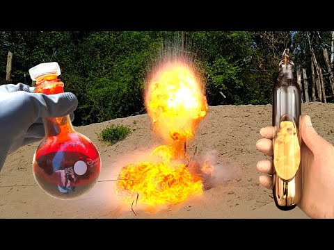 Elements you should NEVER mix! Cesium and Halogens