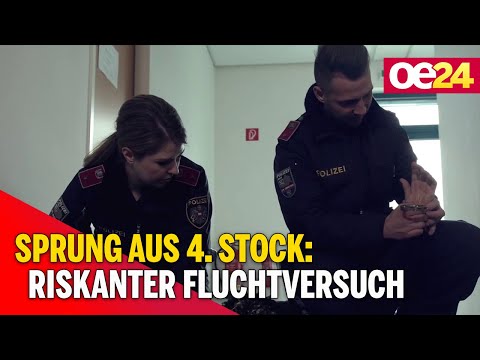 Riskanter Fluchtversuch: Schubhäftling sprang aus 4. Stock