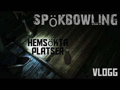 Vlogg Spökbowling och spökjakt på hemsökta platser där vi blir riktigt skrämda