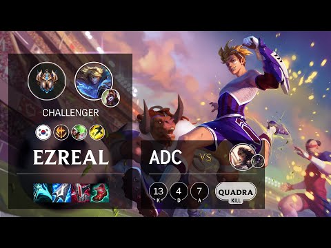Ezreal ADC vs Samira - KR Challenger Patch 11.8