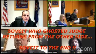 Zoom Court :  Sovereign Citizen Who Ghosted Judge Earlier in Day During Sentencing Returns...