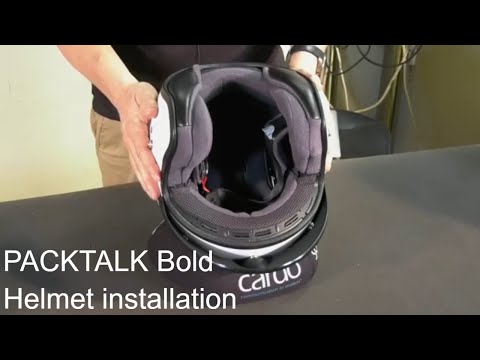PACKTALK Bold: Helmet Installation