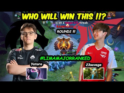Yatoro vs 23savage - 13K MMR RAMPAGE ROUND2 Talon Team Spirit #LimaMajor Ranked Dota 2 Epic Gameplay