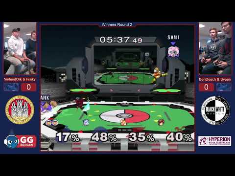 GG Bergen 26.10.19 - NintendOrk & FriskyCissin vs BenDesch & Sveen - WR2 - Melee Doubles