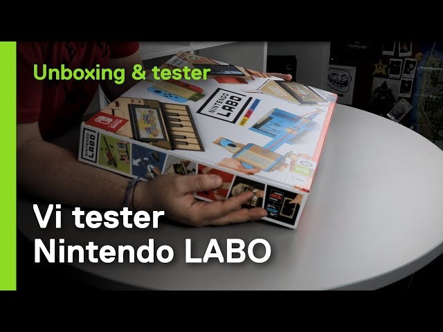 YouTube Video - Nintendo LABO - Førsteinntrykket!