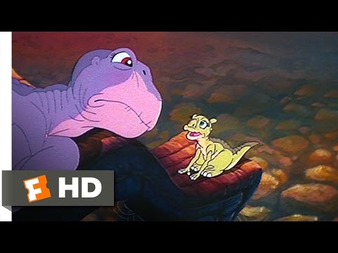 The Land Before Time (4/10) Movie CLIP - Littlefoot Meets Ducky (1988) HD
