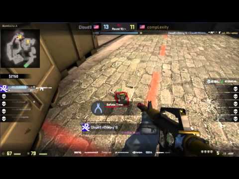 CS:GO - N0thing Quality 1 vs 4 Clutch vs compLexity @ ESL ESEA Pro League