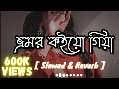 ভ্রমর কইয়ো গিয়া [ Slowed & Reverb ] Bhromor koiyo - Recall | bangla new song | Lyrical video
