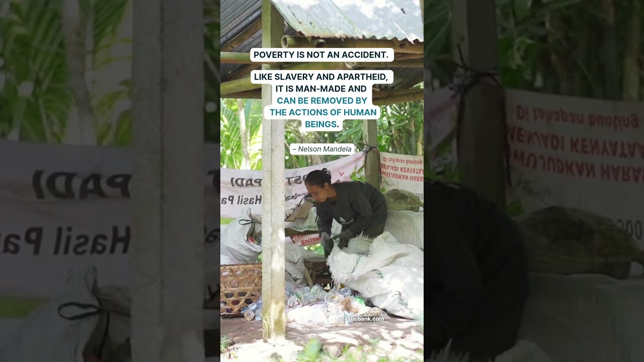 Poverty is man-made, but it can be removed