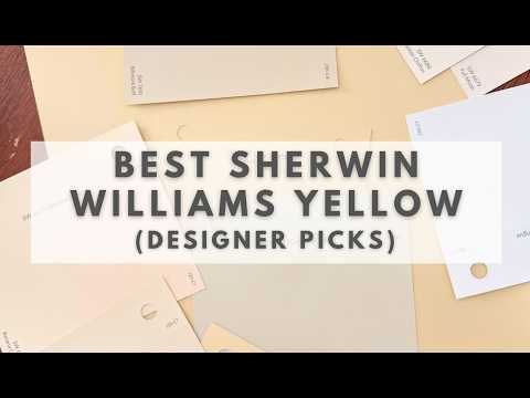 BEST SHERWIN WILLIAMS YELLOW PAINT COLORS 💛 (Warm & Muted Designer Favorites)