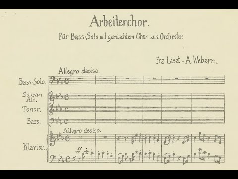 Liszt - Arbeitorchor, S.82 (Honved Ensemble Male Chorus)