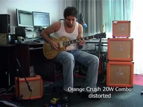 Orange Crush 20W Combo Amp home test (solo) - Hangszerarzenal.hu