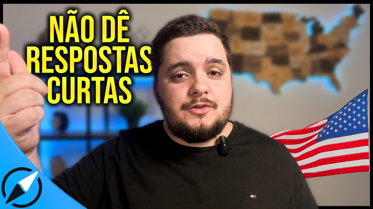 PRINCIPAL ARMADILHA QUE AS PESSOAS CAEM NA ENTREVISTA DE VISTO AMERICANO