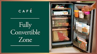 Cafe CAFÉ™ ENERGY STAR® 28.3 Cu. Ft. Smart Quad-Door Refrigerator in Platinum Glass with Dual-Dispense AutoFill Pitcher Platinum Glass CAE28DM5TS5 Picture