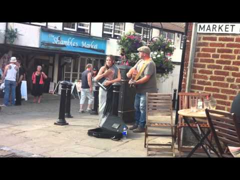 Ring of Fire - Buskers at Whitby 2010
