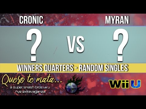 QTM - Cronic vs. Myran - Wii U Random Singles Winners Quarters