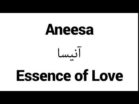 How to Pronounce Aneesa! - Middle Eastern Names