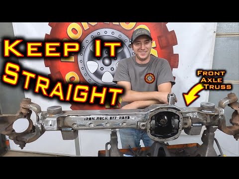 WJ Dana 30 Over Axle Truss - Straighten your D30 and keep it that way!