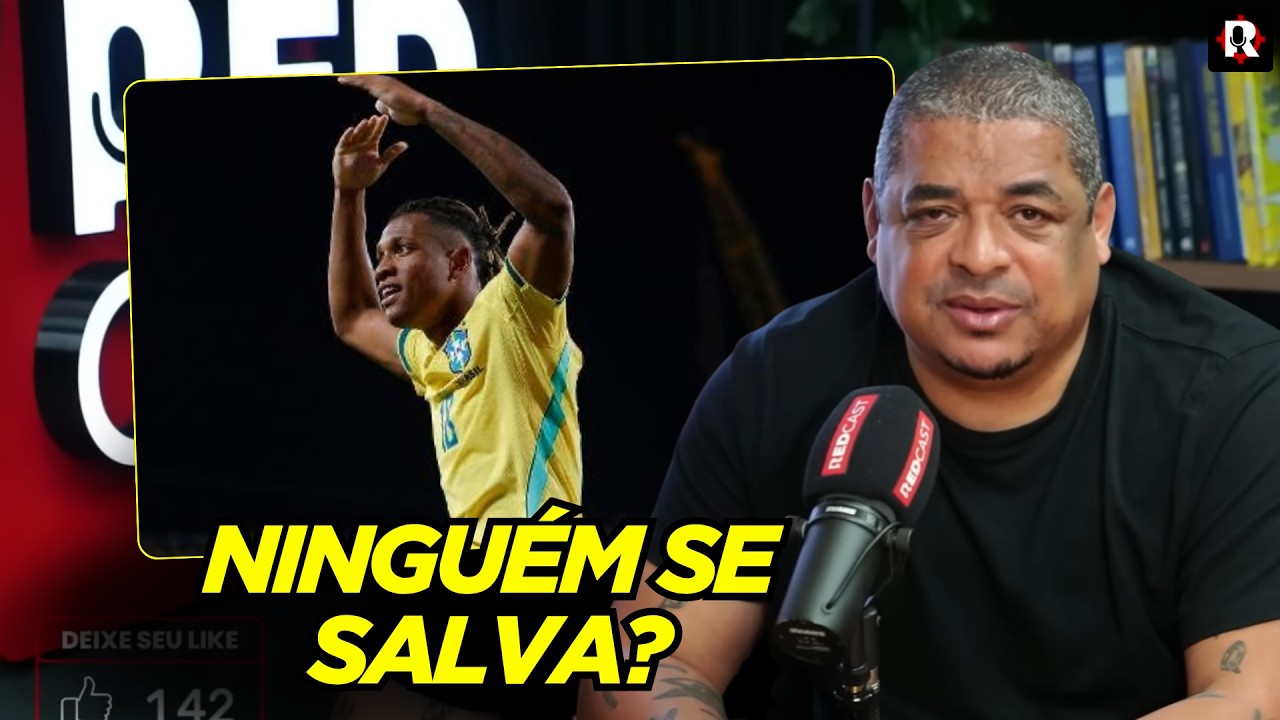 VAMPETA DETONA A SELEÇÃO: "OS VOLANTES ESTÃO MUITO MAL LÁ!"