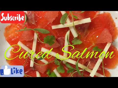 Beetroot Cured Salmon | Gravlax | Recipe from London Chef Gastronomy