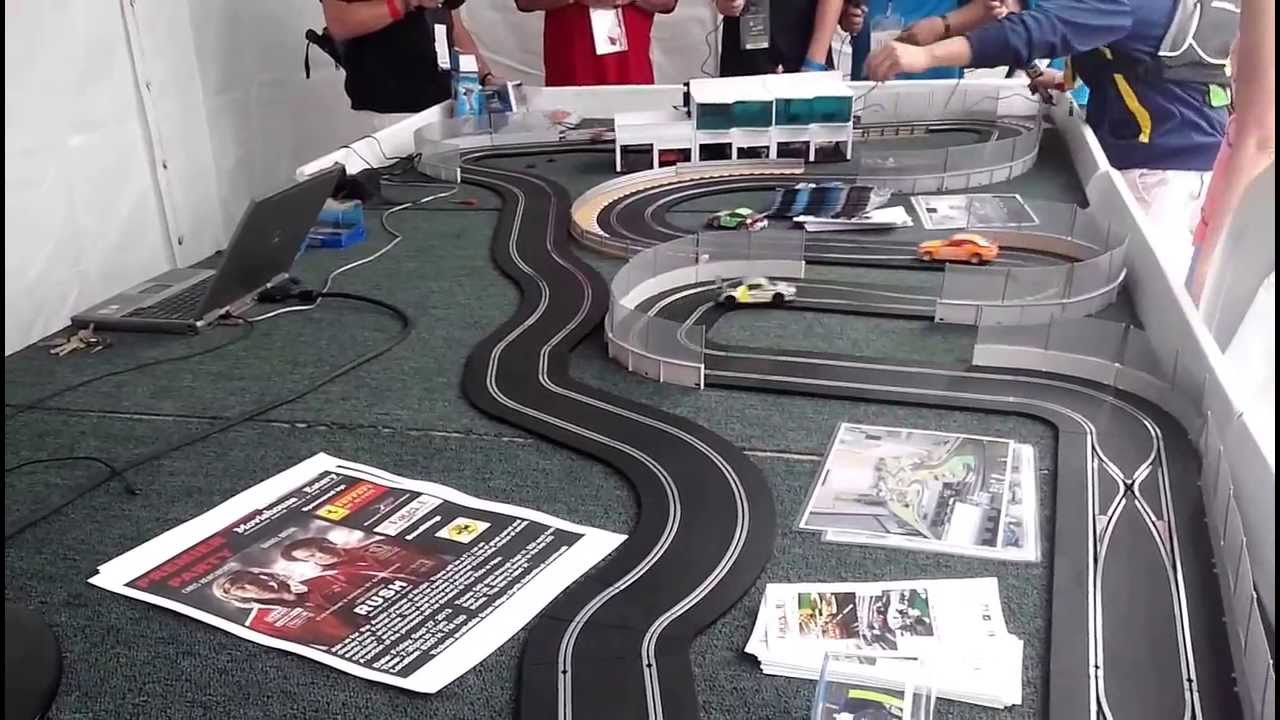 Promotional video thumbnail 1 for Races2U Digital Slot Car Racing