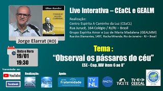 JORGE ELARRAT - OBSERVAI OS PÁSSAROS DO CÉU- ESE - Exp.: Jorge Elarrat (RO)