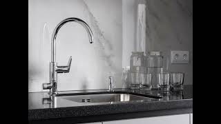 Современная угловая серо-белая кухня с подсветкой Проект 70 фото 5