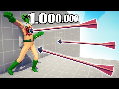 1.000.000 DAMAGE ARCHER vs ZOMBIE UNITS - TABS | Totally Accurate Battle Simulator 2023