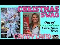 Christmas Swag out of Dollar Tree Christmas Trees | Candyland Wreath | TOO CUTE!!