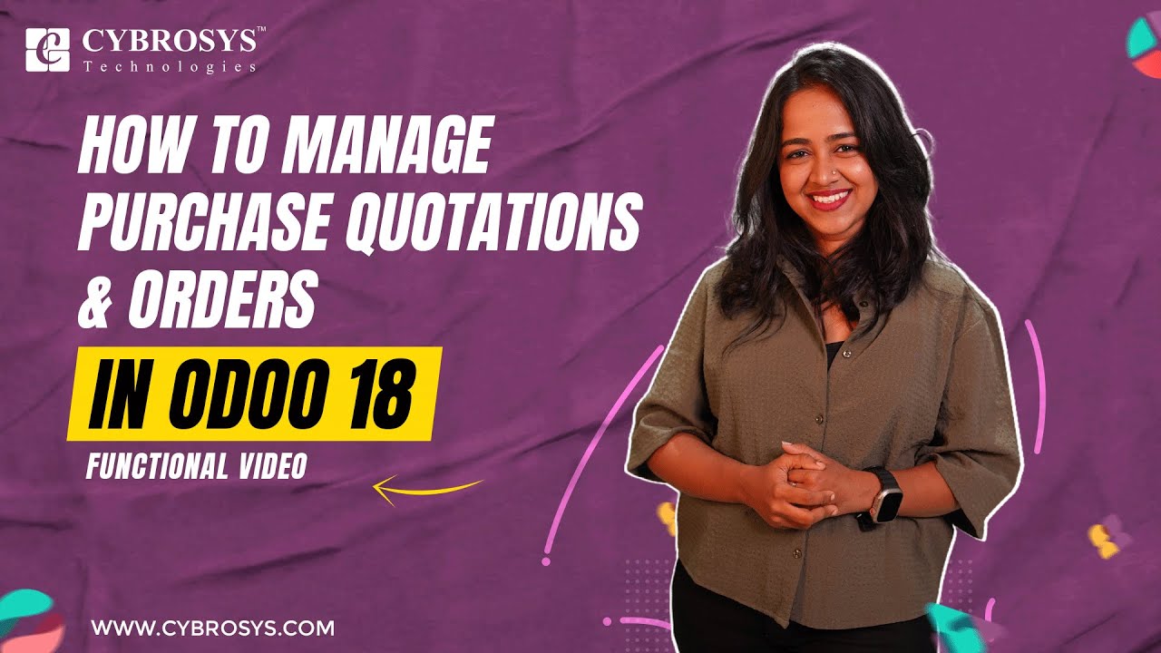 How to Manage Purchase Quotations & Orders in Odoo 18 | Odoo 18 Purchase | Odoo 18 New Features