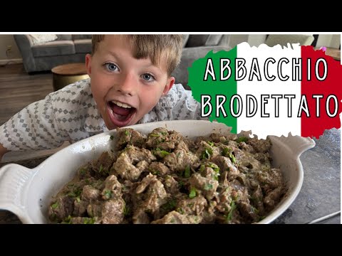 🇮🇹 American Kids Make Abbacchio Brodettato | Food 229 of 1000