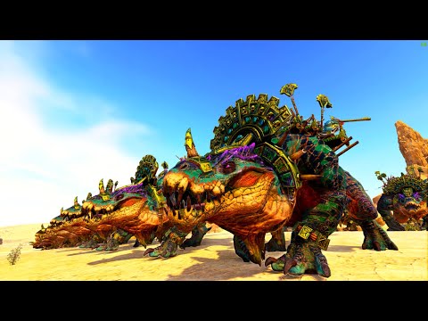Total War WARHAMMER 2 - THE EMPIRE VS LIZARDMEN  | MEAT-GRINDER | FIRE SUPPORT | 4K
