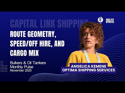 Bulkers & Oil Tankers Monthly Pulse - "Route Geometry, Speed/Off Hire and Cargo Mix" - November 2025