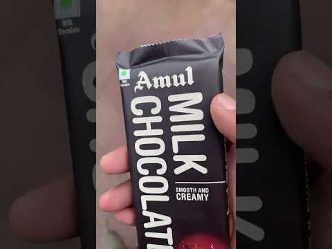 Amul Milk Chocolate | Smooth and Creamy #amul #chocolate #milk