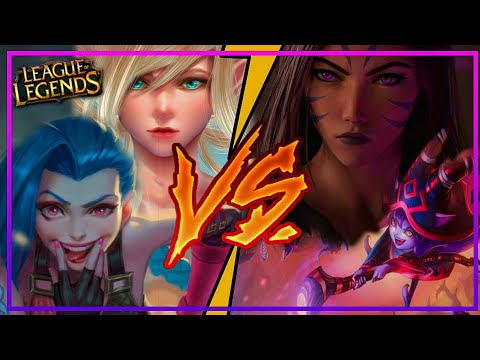 Jinx & Janna VS. Kaisa & Lulu ; Who will win the Rank Game?