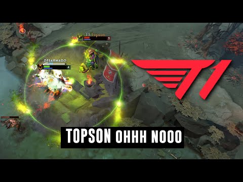 Topson SOLO KILLED 3 TIMES in T1's The International qualifiers debut