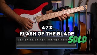 A7X - Flash Of The Blade SOLO Tutorial + TAB