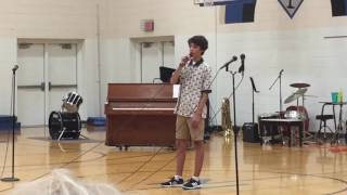 Vinyl Theatre&#39;s 30 Seconds at NHMS talent show 6.9.17