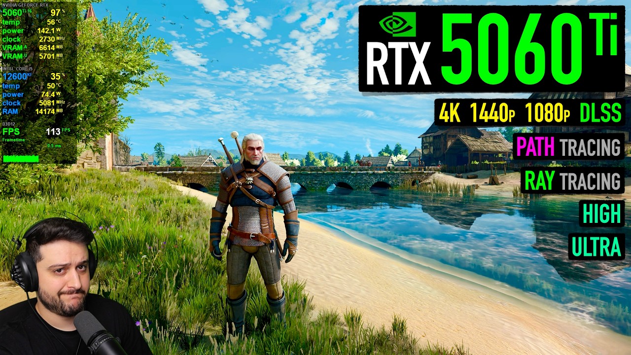 RTX 5060 Ti - The Witcher 3 Remastered - Disappointing...