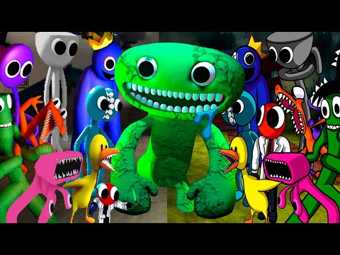 Jumbo Josh VS Rainbow Friends ALL Phases but | Friday Night Funkin Mod Roblox x Garten of Banban