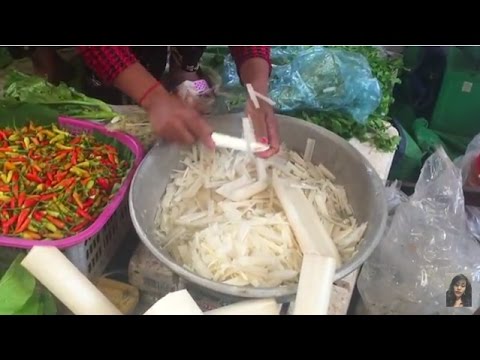 Asian Street Food, Art Of Living In Market, Market Street Food In My Village