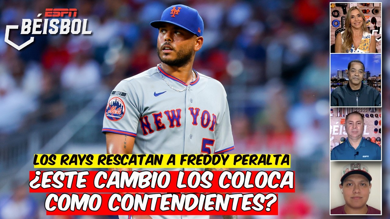 FREDDY PERALTA es el GRAN GANADOR porque sale del DESASTRE de los METS a los RAYS | ESPN Beisbol