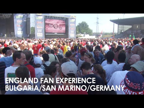 England fan experience, Bulgaria 2011, San Marino 2013, Germany 2006