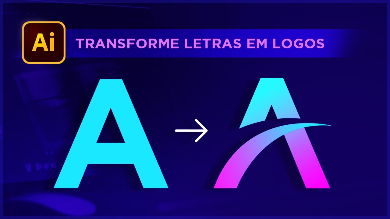 Transforme LETRAS em LOGOS no ILLUSTRATOR
