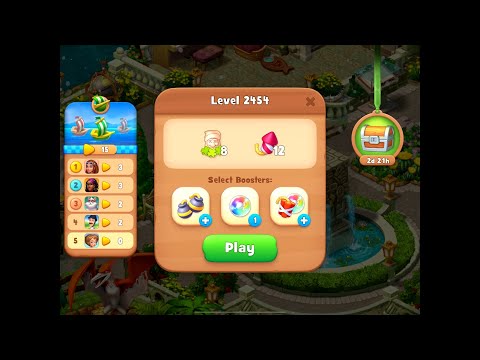 Gardenscapes Level 2454