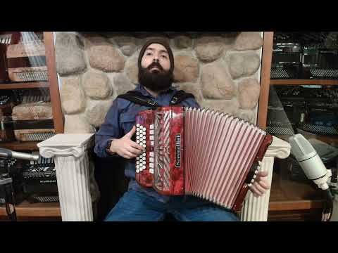 NEW Red Serenellini 334K Portuguese Diatonic Button Accordion Sol GCF MMMM 33 12 image 4