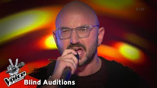 Φώτης Τσέρκας - You give love a bad name | 9o Blind Audition | The Voice of Greece