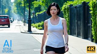 Capturing Urban Serenity A Calm Portrait of Inner Strength