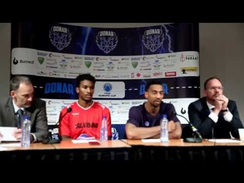 Press conference Donar Groningen - Egis Körmend